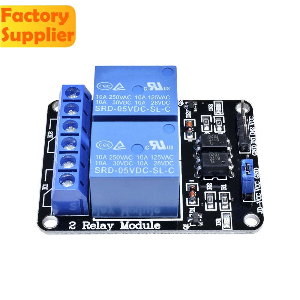 Mô Đun Rơ Le 2 Kênh 5v Chuyên Dụng Cho Pic Avr Dsp Arm Arduino | BigBuy360 - bigbuy360.vn