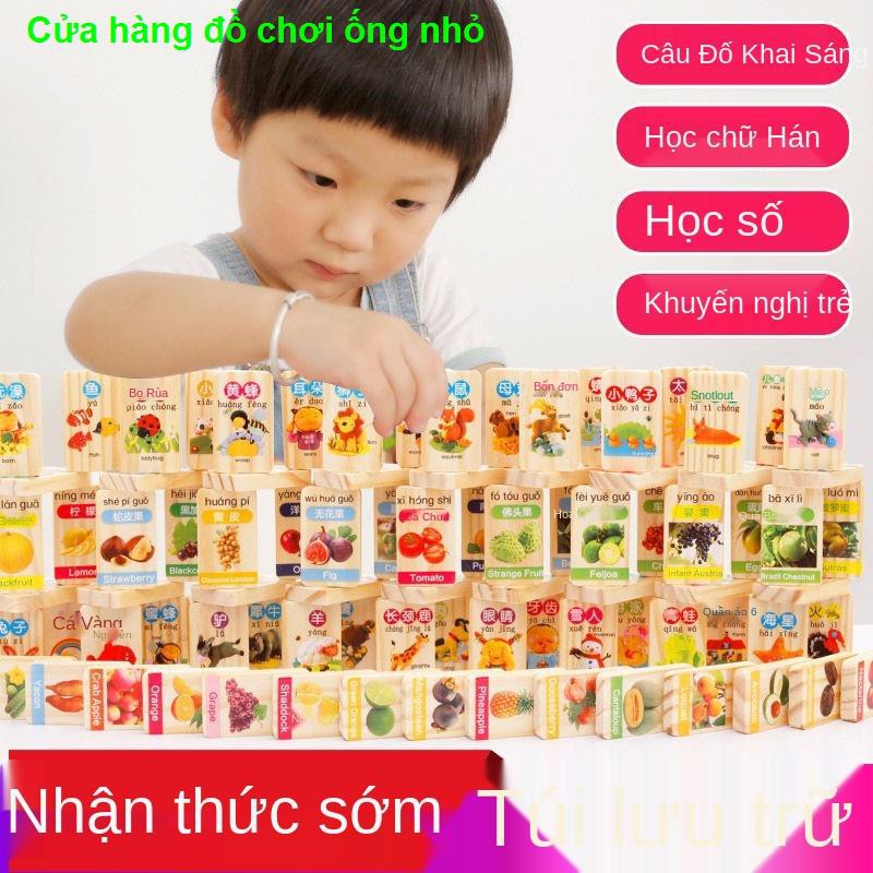 Phép toán số domino đồ chơi giáo dục trẻ em bé gái 2 trai khối xây dựng sớm dùng dạy học 3-6 Tuổi rưỡiBúp bê &11