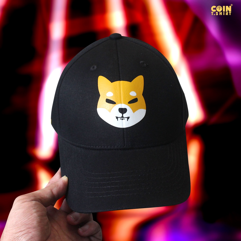 Mũ cao cấp Shiba Inu  Binance, Bitcoin, Cointshirt