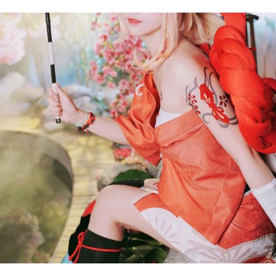 Hình xăm dán Yoimiya - Genshin Impact