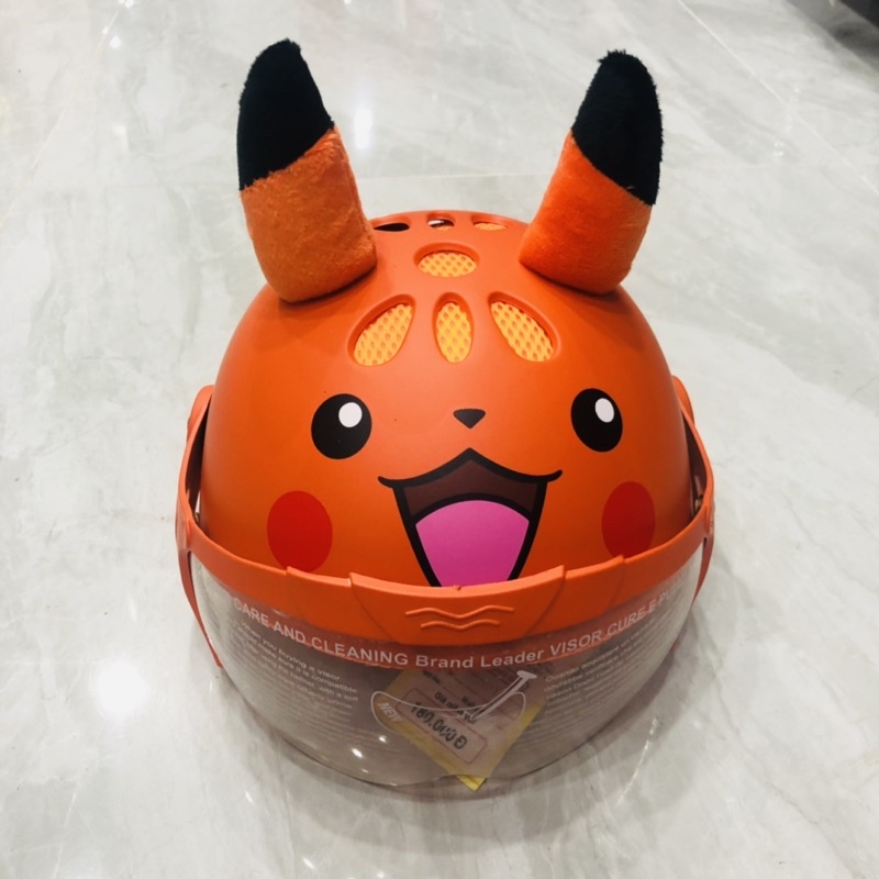 Mũ nón bảo hiểm trẻ em cho bé có kính nửa đầu, 1/2, 3/4 pikachu cá mập gấu siêu nhân dễ thương ngộ nghĩnh 3 4 5 6 tuổi