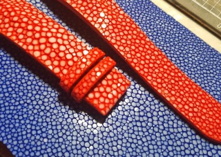 Dây đồng hồ handmade da cá đuối