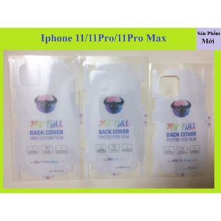 Miếng dán PPF full cho Iphone 11 Iphone 11 pro và Iphone 11 Pro max ( Tặng Phụ Kiên Dán )