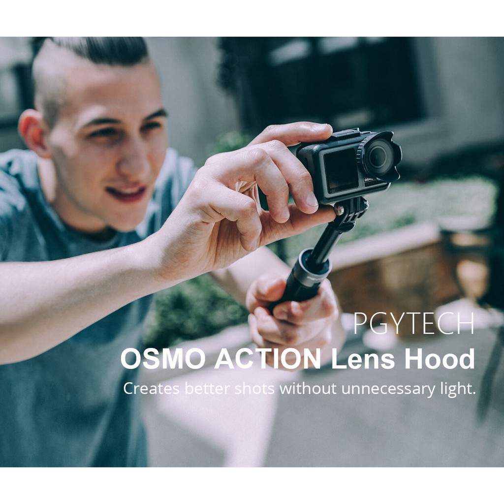 Hốc che nắng camera Osmo action – PGYTECH - Hàng chính hãng - Bảo vệ camera và tránh ánh nắng chiếu vào ảnh