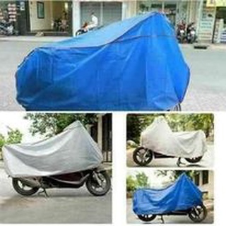 Bạt trùm nilong chống thấm nước phủ xe máy,xe đạp - bạt phủ xe máy dày in hình bánh xe