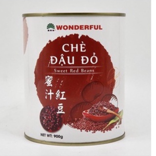 Chè đậu đỏ hộp wonderful 900gr