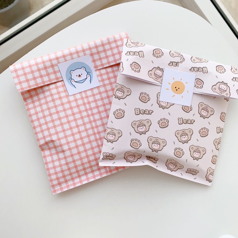 [Sỉ số lượng] Túi giấy mini cute gói hàng sỉ 50 - 100 cái