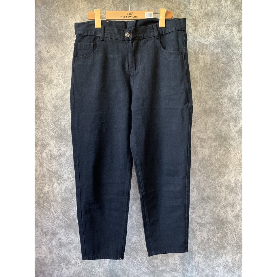 Quần jean đen Baggy ống suông, rộng nam, nữ hottrend hàn quốc 2021 (Mq01) | BigBuy360 - bigbuy360.vn