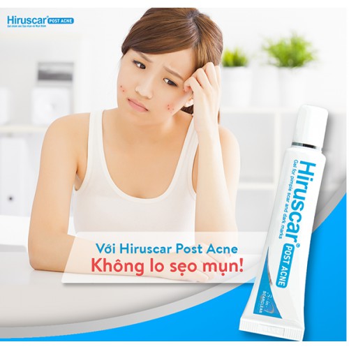 Gel chăm sóc sẹo mụn và mụn thâm trên da Hiruscar Post Acne (5g)