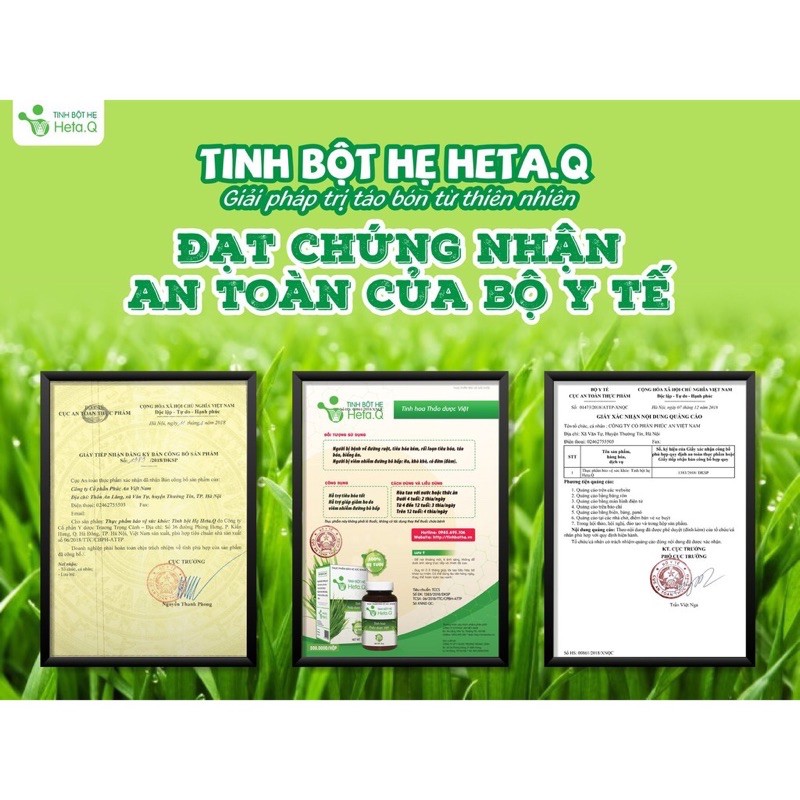 [Dứt điểm táo bón] Tinh bột hẹ Heta.Q bé hết bón, ăn ngon, tiêu hoá tốt