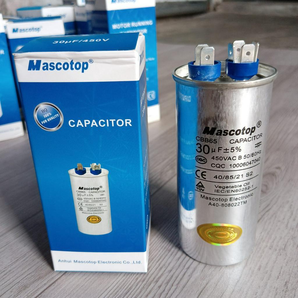 Tụ điều hòa - Tụ máy lạnh của Mascotop  2 chân và 3 chân