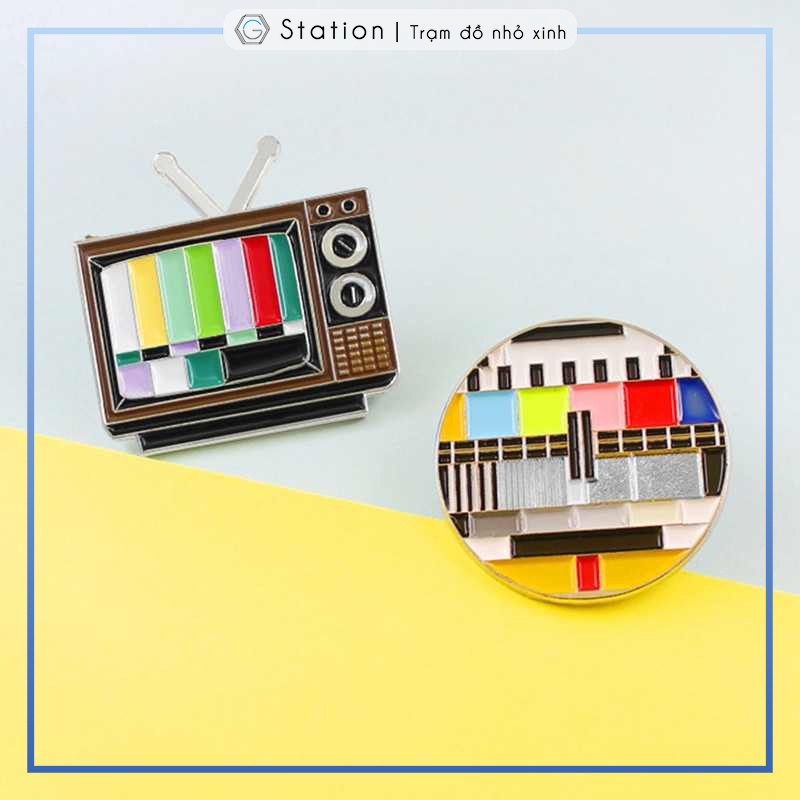 Pin cài áo tv và kênh truyền hình thường gặp về đêm thời 8X 9X - GC125