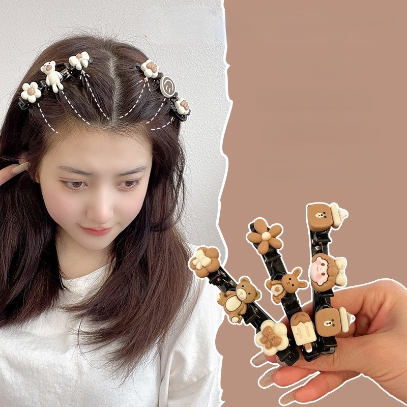 Kẹp Tóc Chống Trượt Đính Nơ Dễ Thương Cho Bé Gái