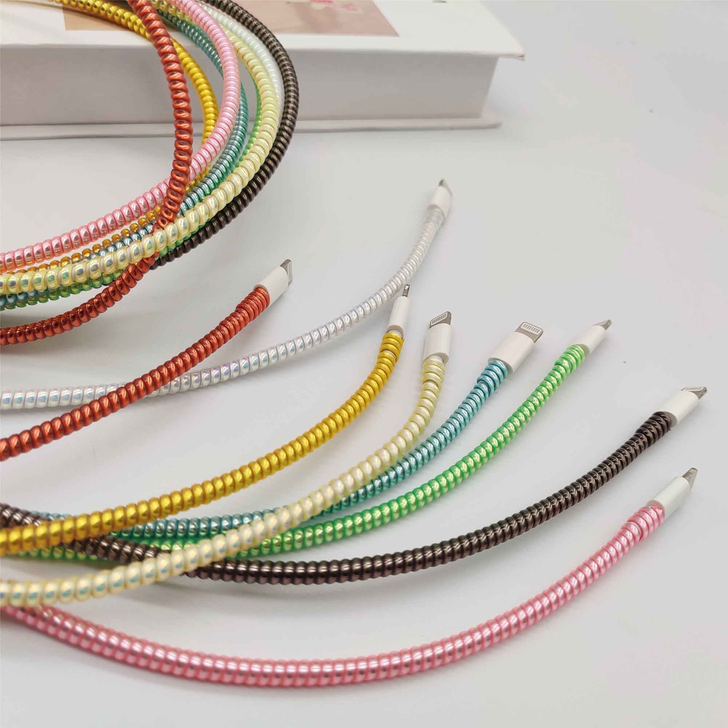 Cuộn Dây Quấn Bảo Vệ Cáp Sạc 1.5M Dành Cho iPhone Android