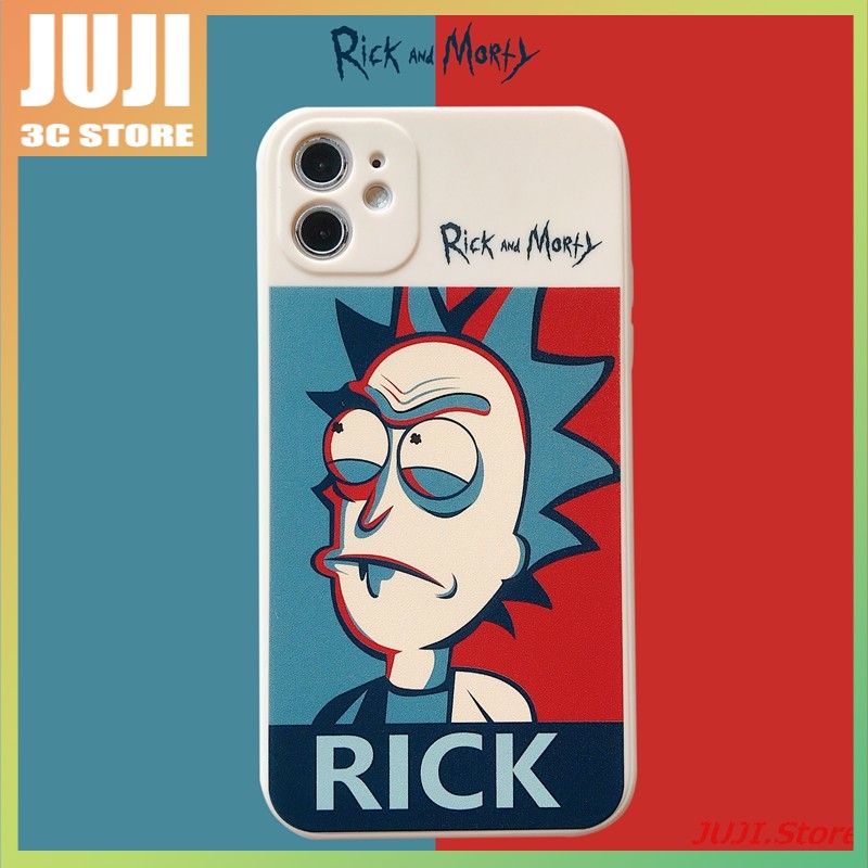 Ốp lưng họa tiết Rick Và Morty cho Iphone 11 12 Pro X Xs Max Xr Se2 8 7 6 6s Plus