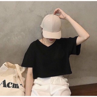 Áo Croptop ACT002 Áo Croptop Nữ Chất Vải Cotton Cao Cấp Co Giãn Cực Mềm Và Mát ( Cam Kết 100% Ảnh Thật Chụp Tại Shop )