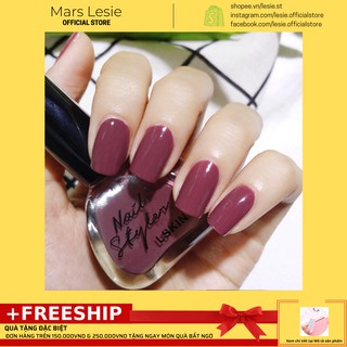 A44 Sơn Móng Tay Nail Styler A44 - Màu tím khói smoky purple - LESIE STORE
