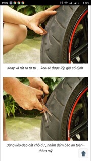 DỤNG CỤ VÁ LỚP XE KHÔNG RUỘT