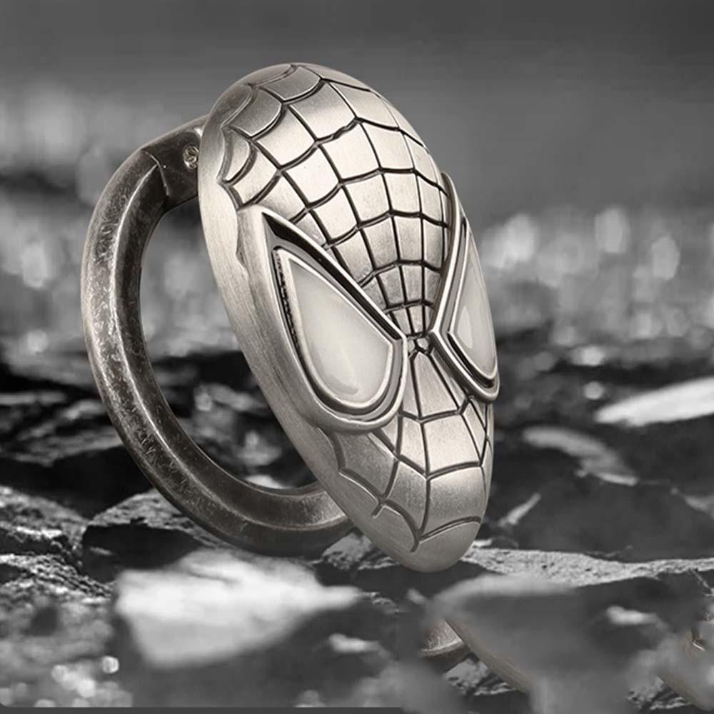 Vòng Trang Trí Nút Khởi Động Xe Hơi Họa Tiết Người Nhện Thông Dụng