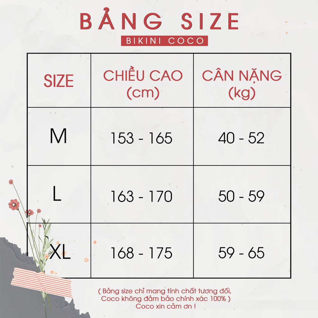 𝑪𝑶𝑪𝑶 𝑩𝑰𝑲𝑰𝑵𝑰 Bikini - Bộ Bơi Nữ Monokini