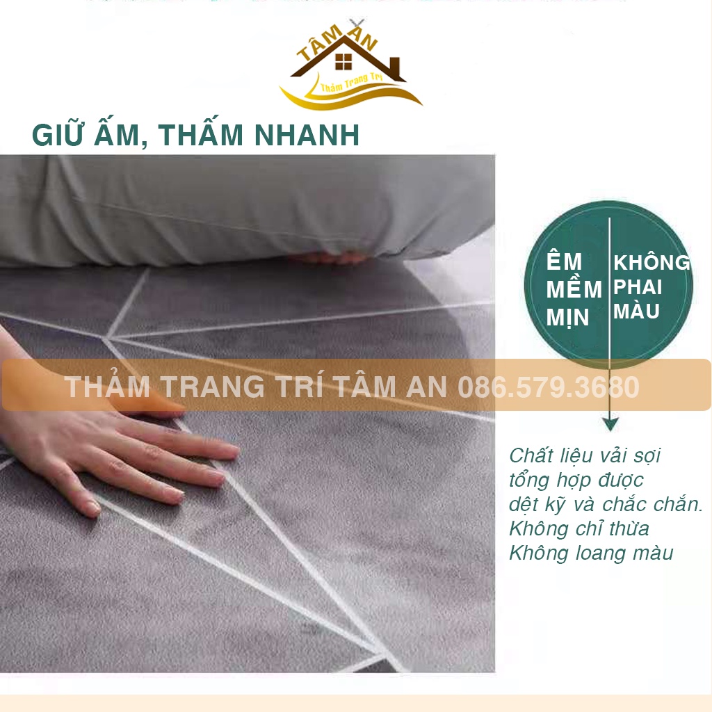 Thảm Sàn Cao Cấp, Thảm Tròn Cho Bé , Thảm Trải Sàn Phòng Ngủ , Phòng Khách Họa Tiết Dễ Thương KT Lớn 120cm