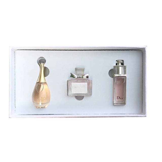 HOT Set nước hoa nữ Dior 3 chai 5ml Cam kết chính hãng , hỗ trợ đổi trả trong 7 ngày <<<<< !! !