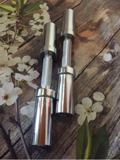 Bộ 2 đòn tay phi 50 dài 60cm tập gym tặng kèm kẹp khoá tạ xịn sò