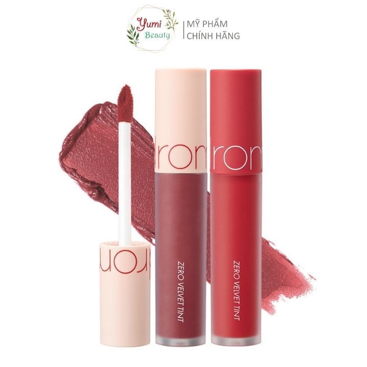Son kem lì Romand Zero Velvet Lip Tint - mỹ phẩm Yumi Beauty