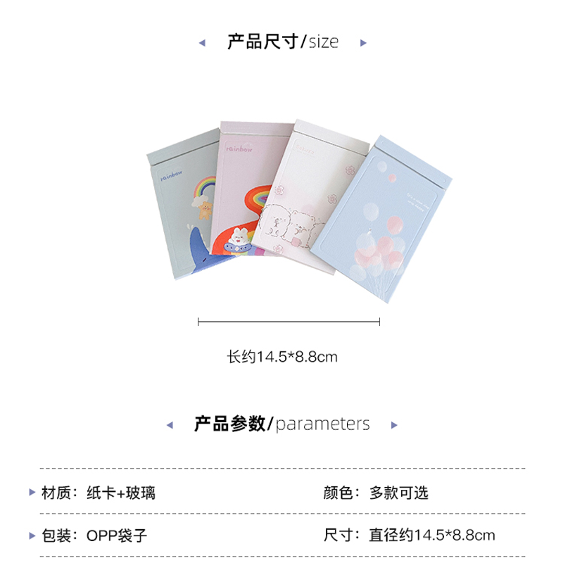 Gương Trang Điểm Gấp Gọn Tiện Dụng Phong Cách Hàn Quốc Xinh Xắn