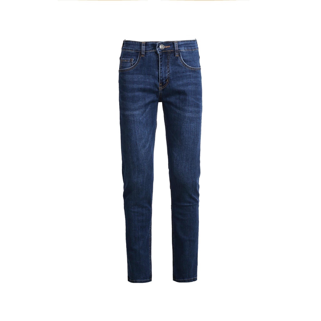 Quần Jeans BLOOK form slimfit ống đứng , không rách, co giãn mã 30184