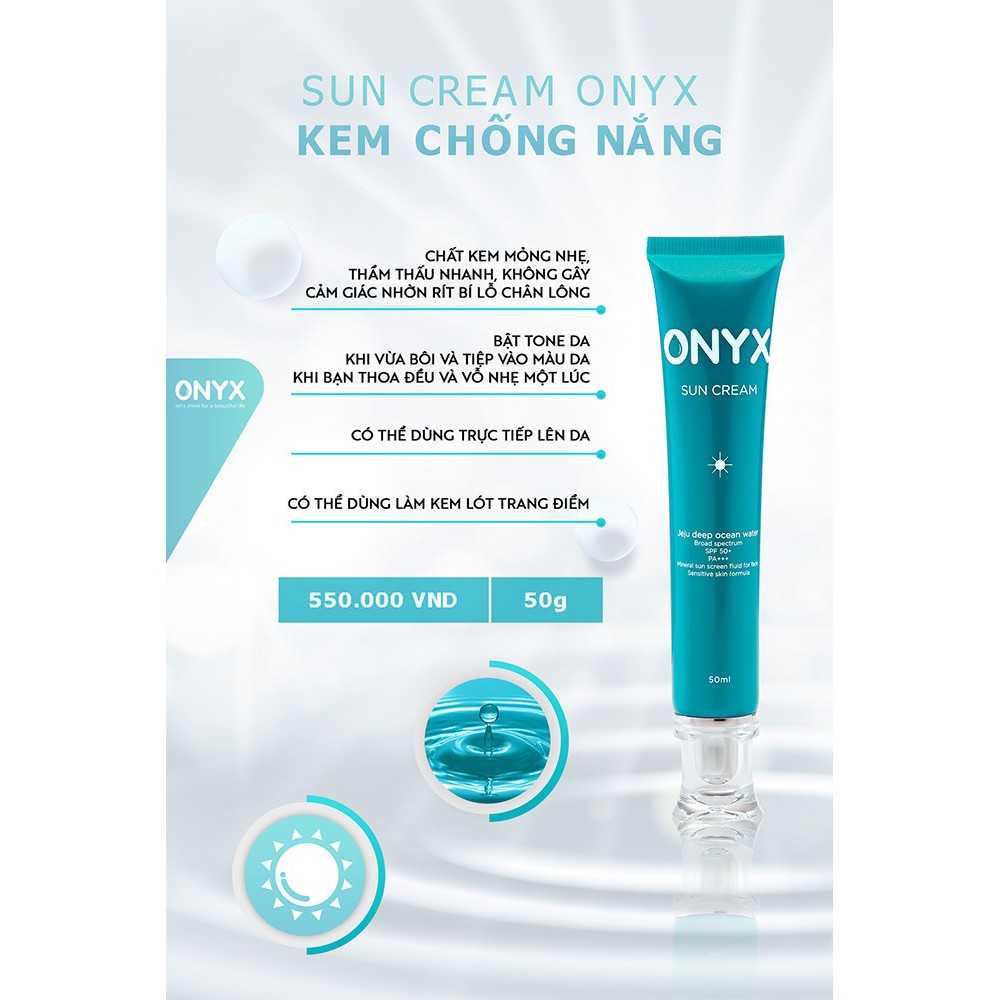 KEM CHỐNG NẮNG VẬT LÝ ĐA NĂNG ONYX | BigBuy360 - bigbuy360.vn