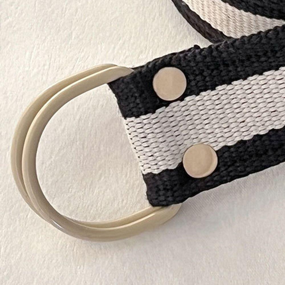 TWINKLE Thắt Lưng Vải Canvas Màu Sắc Thời Trang