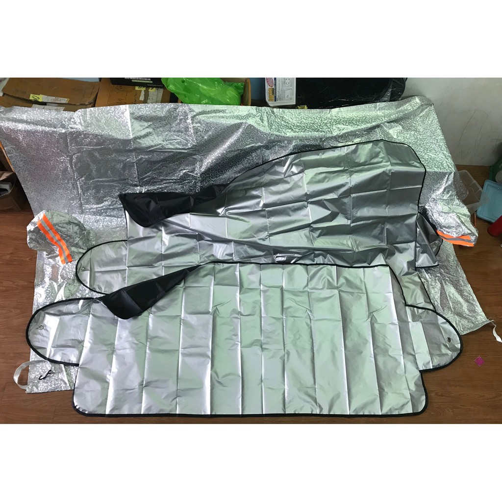 Bạt che nắng phủ kính trước ô tô – Bạt phủ nửa đầu kính trước