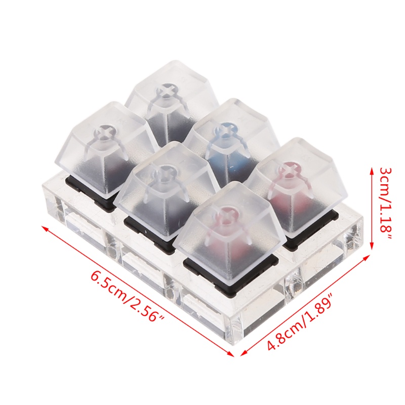 Bộ 6 Nút Bấm Thay Thế Cho Bàn Phím Cơ Cherry MX / Switch