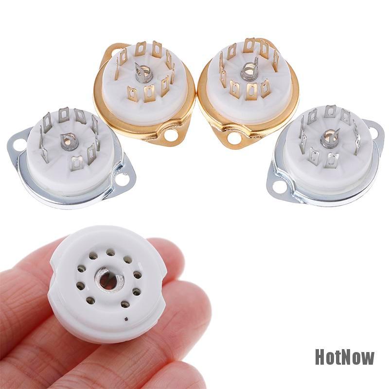 1 Đầu Nối Bằng Gốm 9pin Cho EL84 ECC82 6922
