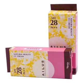 Kem Nền Trang Điểm Naris Cosmetic Ailus Natural Beauty CC Cream SPF28/PA++ 30g – Hàng Chính Hãng