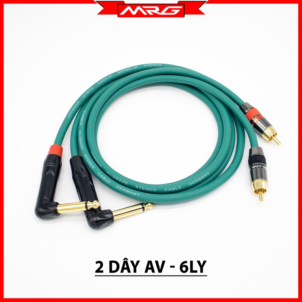 2 Dây Jack 6Ly Ra AV-Bông Sen 3met 2met 1met 0.5met  dây nhiều màu - MrG