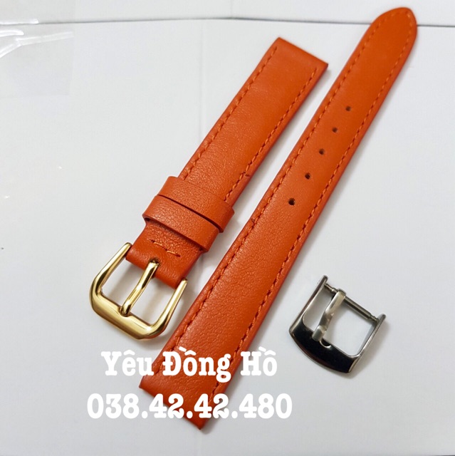 Dây đồng hồ da bò kèm khóa, dụng cụ thay dây
