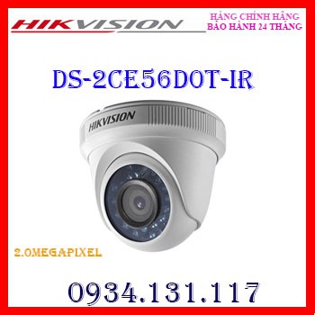 Camera HD-TVI Dome hồng ngoại 2.0 Megapixel HIKVISION DS-2CE56D0T-IR