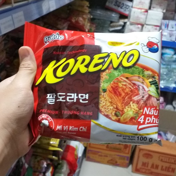 Mì Koreno Hàn Quôc nhiều vị gói 100g