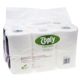 Combo 2 lốc Toply 12 cuộn 2 lớp