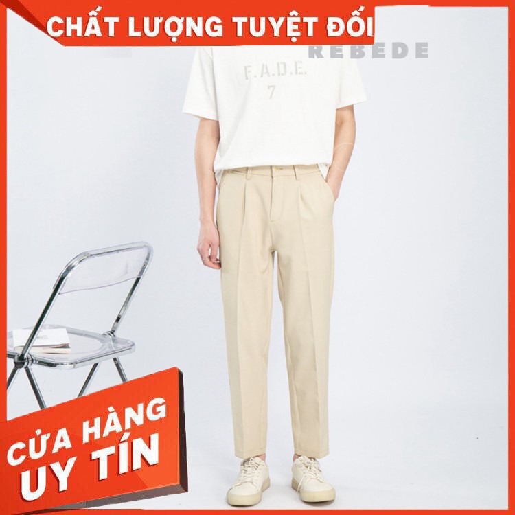 HÀNG CAO CẤP -  Quần baggy nam ống rộng màu đen, xám dáng suông unisex, vải NANO PREMIUM Hàn quốc- Rebede  - Hàng Cao Cấ