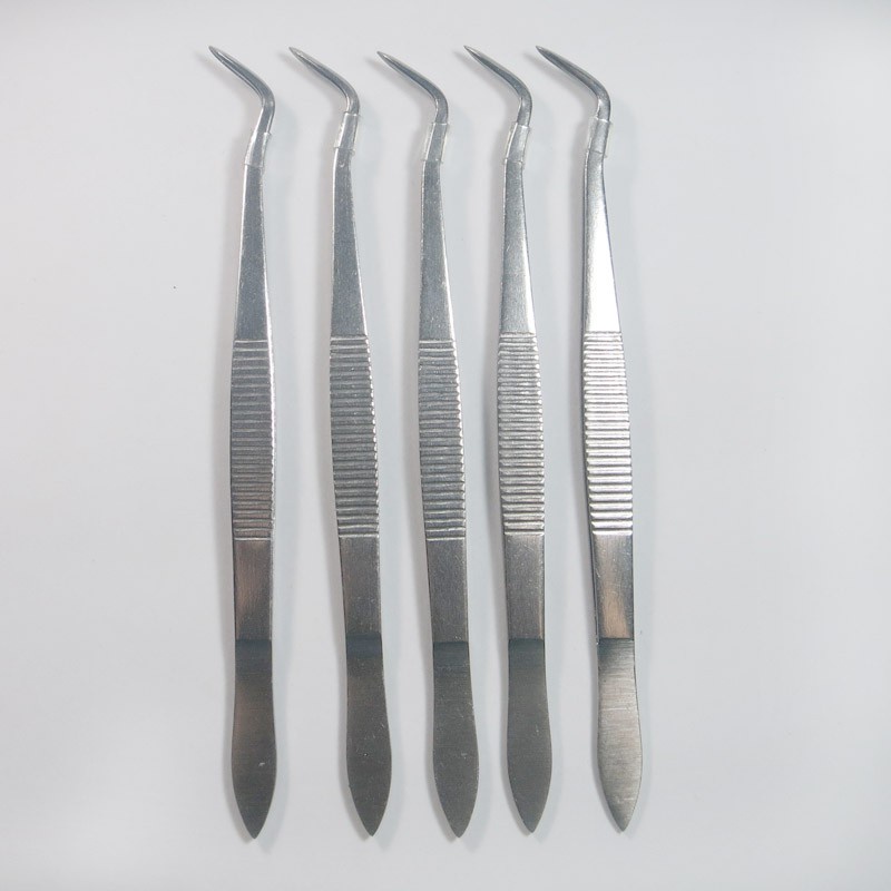 Nhíp nha y tế 16cm hàng Pakistan nhíp cong