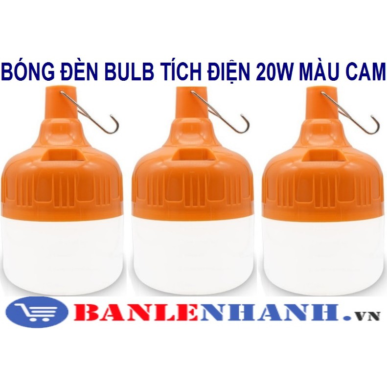 BÓNG ĐÈN BULB TÍCH ĐIỆN 20W MÀU CAM