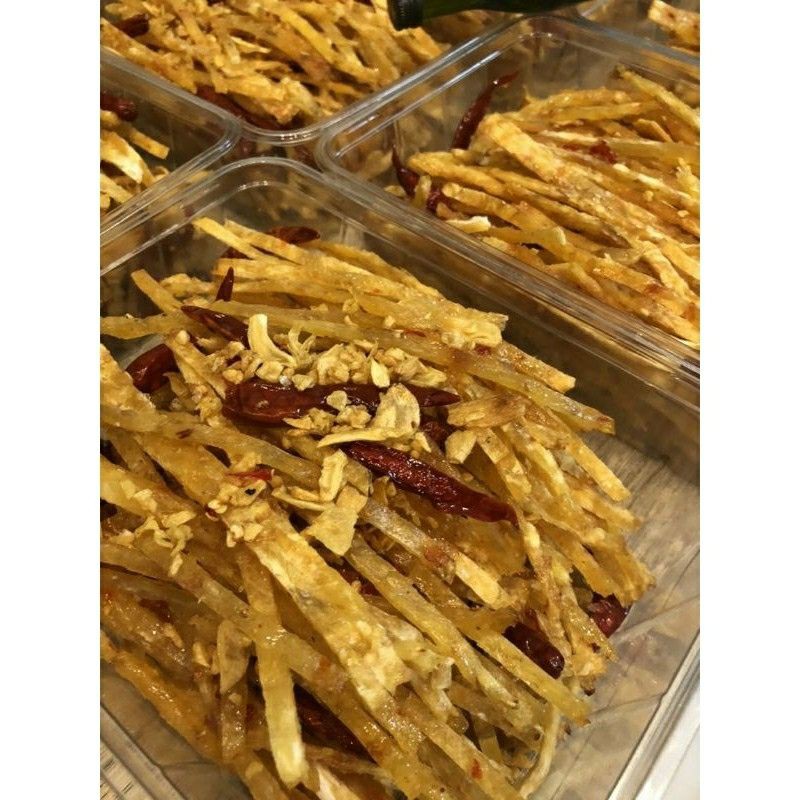100gr cá thiều bơ tỏi cay