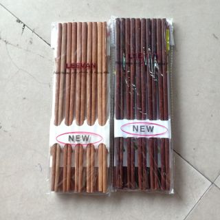 Đũa gỗ - đũa ăn cao cấp - bó 10 dôi