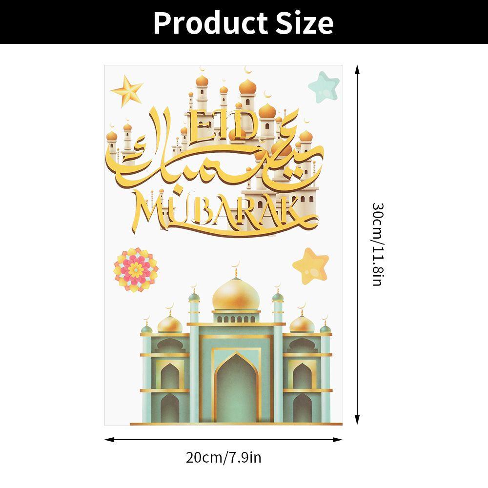 YNATURAL Decal Dán Tường Chữ Hồi Giáo