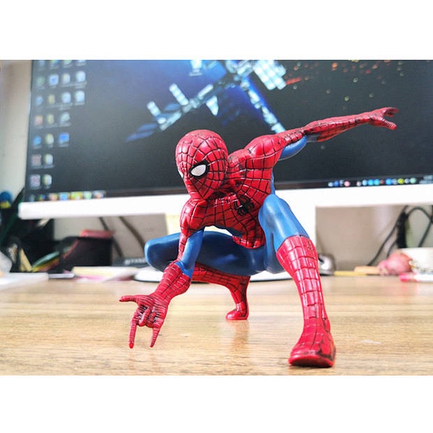 Marvel Avengers Spider-Man Doll Garage Kit Model Creative Car Decoration Internet Celebrity Car Interior Ornaments Case 2Uq6