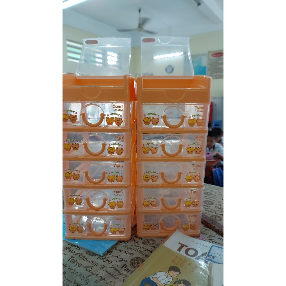 Tủ nhựa duy tân Tomi nhỏ 6 Ngăn.Nhiều Màu
