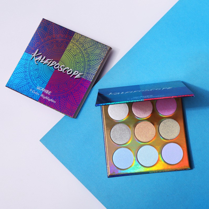 [Hàng mới về] Bảng phấn bắt sáng và tạo khối 9 màu kết hợp trang điểm nổi bật kháng nước và lâu trôi | BigBuy360 - bigbuy360.vn